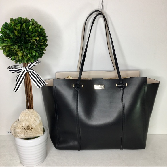 Kate Spade Black and Tan Satchel - Picture 1 of 9